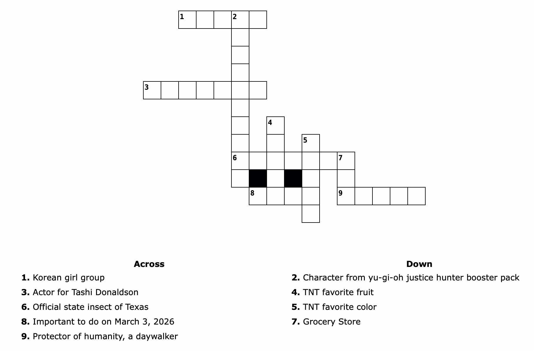 crossword diy